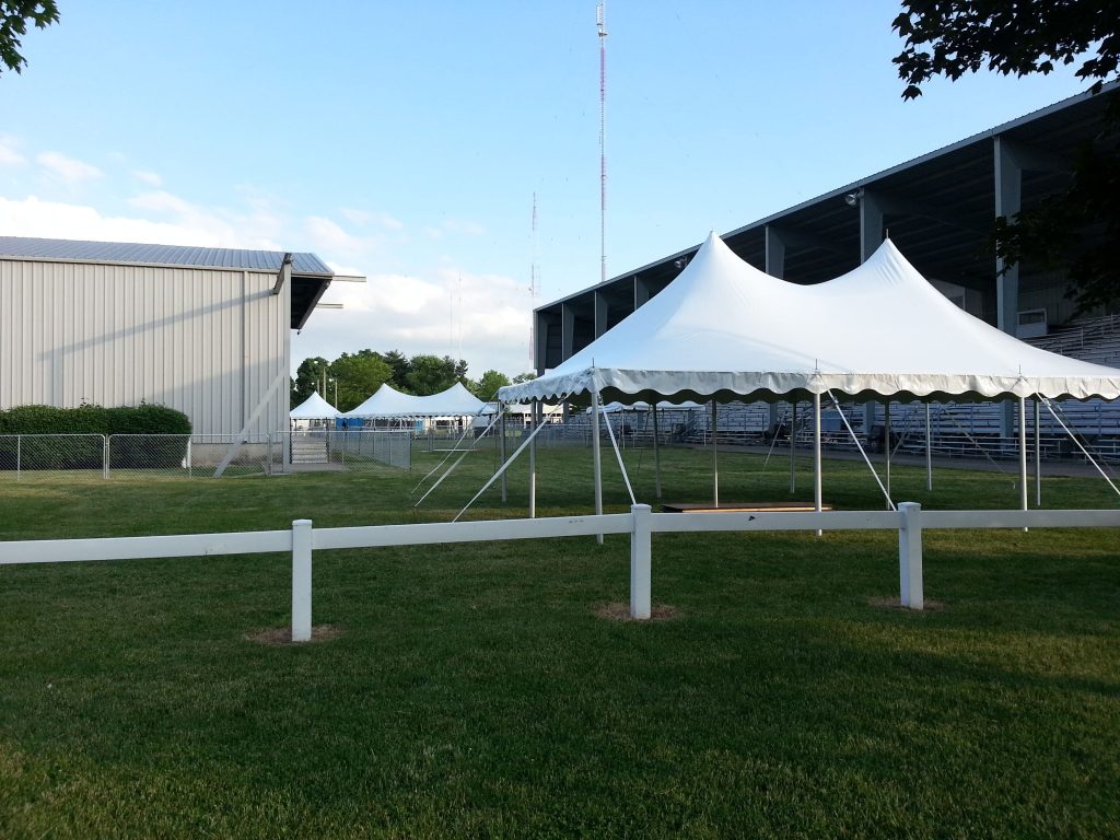 20X30 WHITE CENTURY POLE TENT