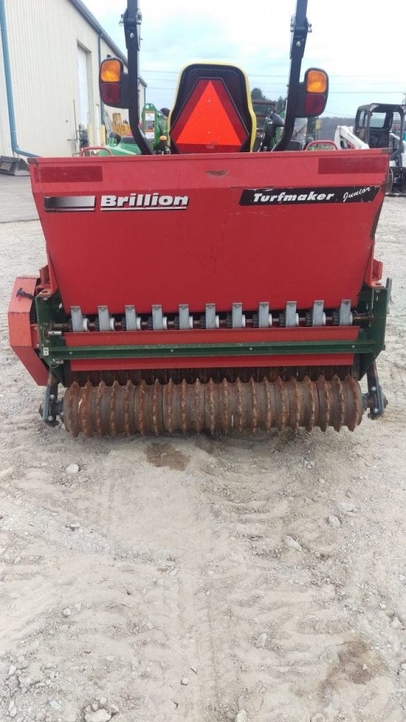 JOHN DEERE TRACTOR WITH 72" BRILLION SEEDER Michiana Tool and Party