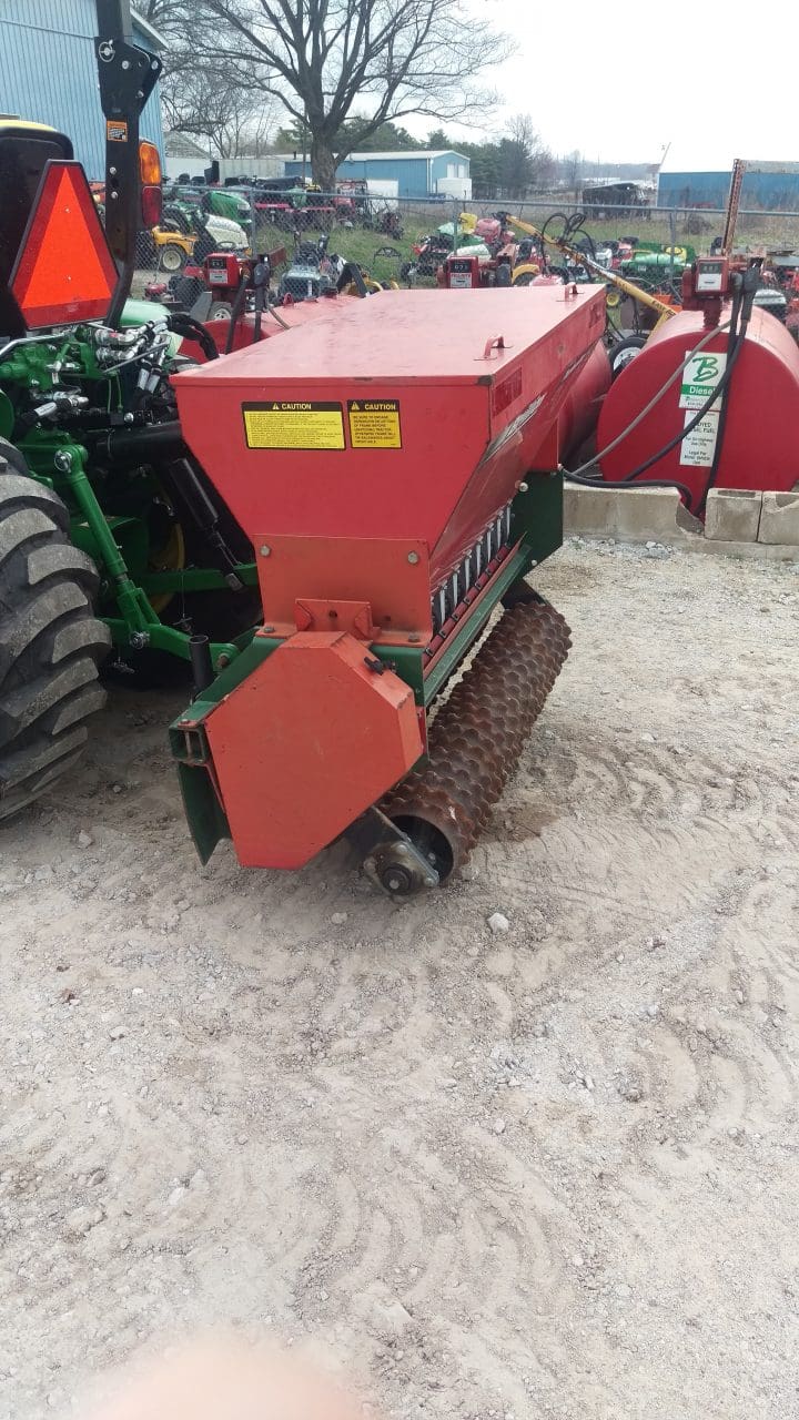 JOHN DEERE TRACTOR WITH 72" BRILLION SEEDER Michiana Tool and Party