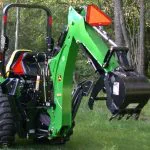 JOHN DEERE TRACTOR 3033R WITH BACKHOE ATTACHMENT